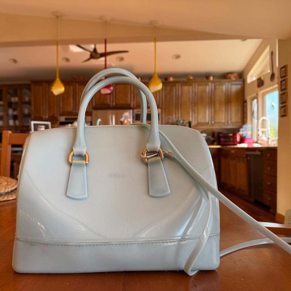 Furla Sky Blue Satchel Set - Picture 4 of 7